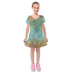 Rainforest Kids  Short Sleeve Velvet Dress by digitaldivadesigns