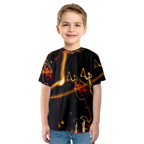 Abstract Kids  Sport Mesh Tee by Amaryn4rt