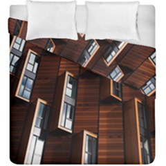 Abstract Architecture Building Business Duvet Cover Double Side (king Size)