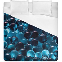 Blue Abstract Balls Spheres Duvet Cover (king Size) by Amaryn4rt