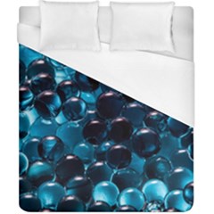 Blue Abstract Balls Spheres Duvet Cover (california King Size) by Amaryn4rt