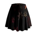 Christmas Background Motif Star Mini Flare Skirt View2