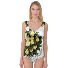 Bouquet Flowers Roses Decoration Princess Tank Leotard 