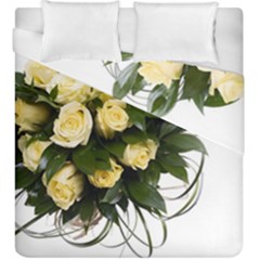 Bouquet Flowers Roses Decoration Duvet Cover Double Side (king Size)