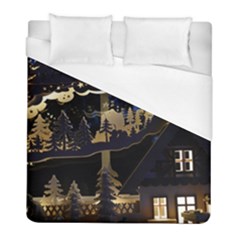 Christmas Advent Candle Arches Duvet Cover (full/ Double Size)