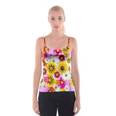 Flowers Blossom Bloom Nature Plant Spaghetti Strap Top by Amaryn4rt