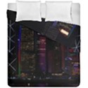 Hong Kong China Asia Skyscraper Duvet Cover Double Side (California King Size) View1