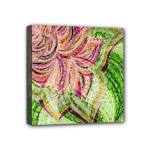 Colorful Design Acrylic Mini Canvas 4  x 4 