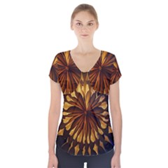 Light Star Lighting Lamp Short Sleeve Front Detail Top by Amaryn4rt