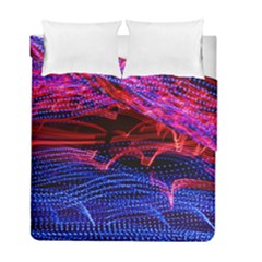 Lights Abstract Curves Long Exposure Duvet Cover Double Side (full/ Double Size)