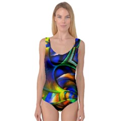 Light Texture Abstract Background Princess Tank Leotard 