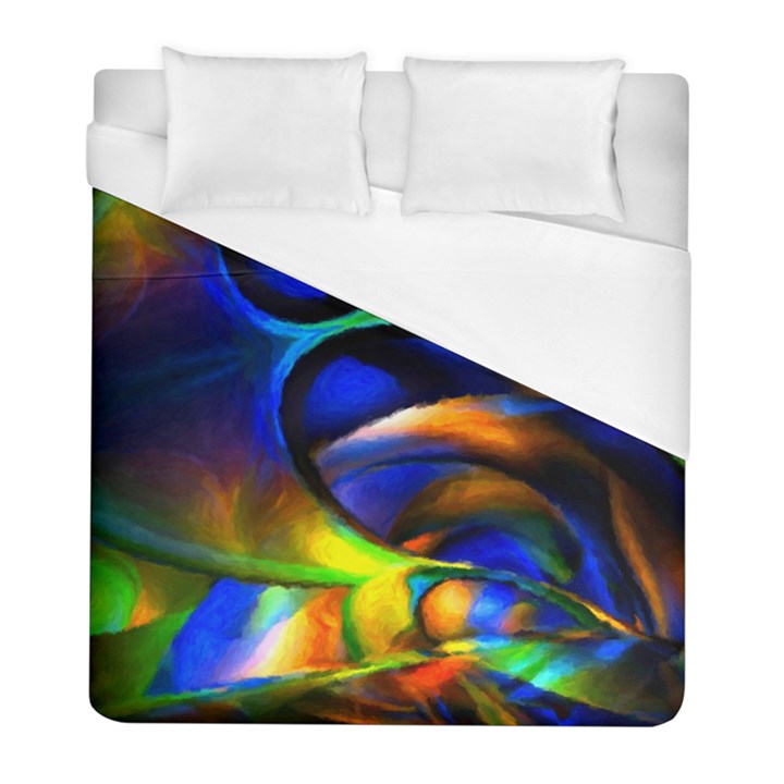 Light Texture Abstract Background Duvet Cover (Full/ Double Size)