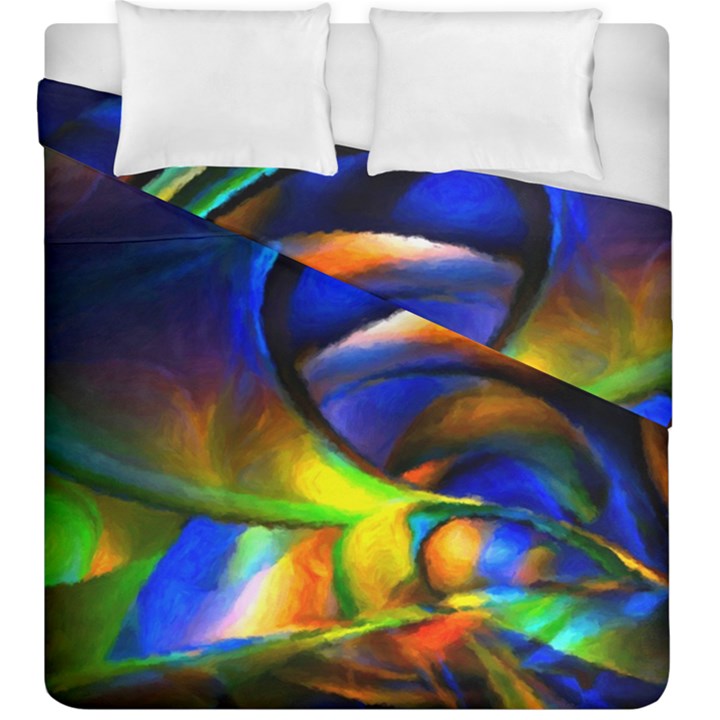 Light Texture Abstract Background Duvet Cover Double Side (King Size)