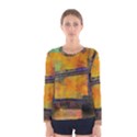 London Tower Abstract Bridge Women s Long Sleeve Tee View1