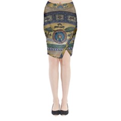 Peace Monument Werder Mountain Midi Wrap Pencil Skirt by Amaryn4rt