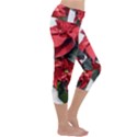 Star Of Bethlehem Star Red Capri Yoga Leggings View3