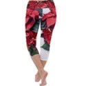 Star Of Bethlehem Star Red Capri Yoga Leggings View4