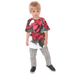 Star Of Bethlehem Star Red Kids  Raglan Tee