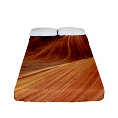 Sandstone The Wave Rock Nature Red Sand Fitted Sheet (full/ Double Size)