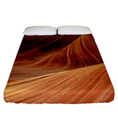 Sandstone The Wave Rock Nature Red Sand Fitted Sheet (king Size)