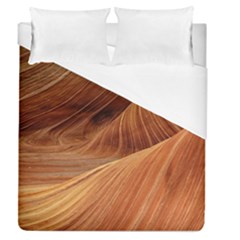 Sandstone The Wave Rock Nature Red Sand Duvet Cover (queen Size)