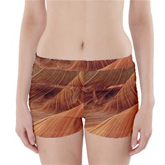 Sandstone The Wave Rock Nature Red Sand Boyleg Bikini Wrap Bottoms