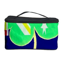 St  Patrick Australia And Ireland Irish Shamrock Australian Country Flag  Cosmetic Storage Case by yoursparklingshop