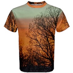 Twilight Sunset Sky Evening Clouds Men s Cotton Tee by Amaryn4rt