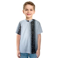 Rain Raindrop Drop Of Water Drip Kids  Sport Mesh Tee