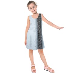 Rain Raindrop Drop Of Water Drip Kids  Sleeveless Dress