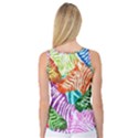 Zebra Colorful Abstract Collage Women s Basketball Tank Top View2