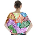 Zebra Colorful Abstract Collage Blouse View2