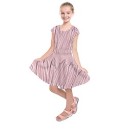 Shabby Chic Vintage Background Kids  Short Sleeve Dress