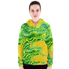 Zitro Abstract Sour Texture Food Women s Zipper Hoodie by Amaryn4rt