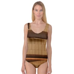 Architecture Art Boxes Brown Princess Tank Leotard 