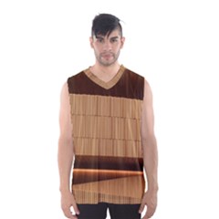 Architecture Art Boxes Brown Men s Basketball Tank Top by Amaryn4rt