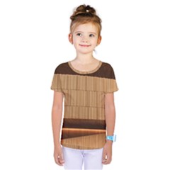 Architecture Art Boxes Brown Kids  One Piece Tee