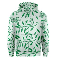 Leaves Foliage Green Wallpaper Men s Pullover Hoodie by Amaryn4rt