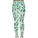 Leaves Foliage Green Wallpaper Classic Yoga Leggings View2