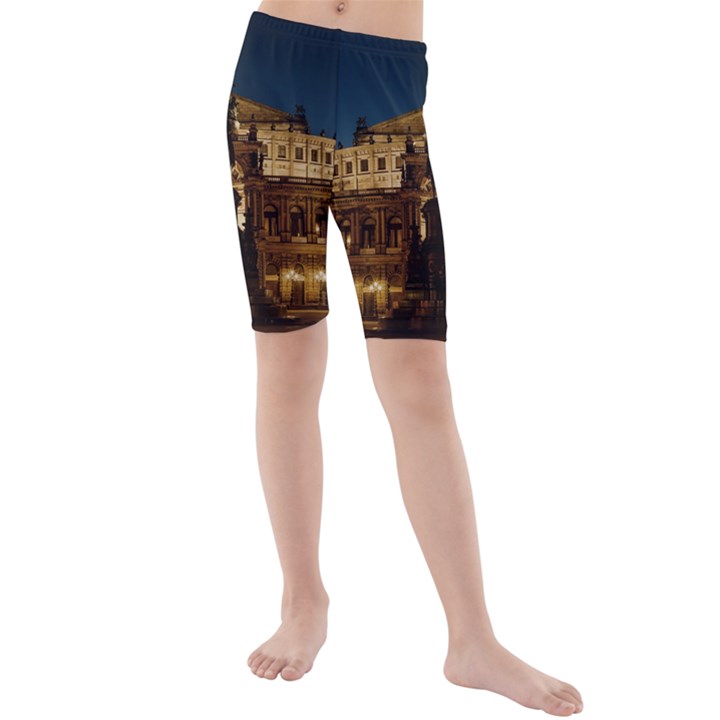 Dresden Semper Opera House Kids  Mid Length Swim Shorts