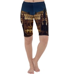 Dresden Semper Opera House Cropped Leggings  by Amaryn4rt