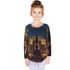 Dresden Semper Opera House Kids  Long Sleeve Tee