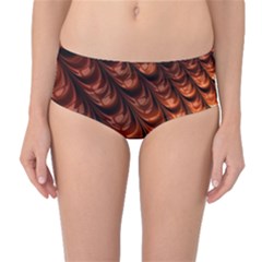 Fractal Mathematics Frax Mid-waist Bikini Bottoms by Amaryn4rt