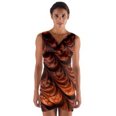 Fractal Mathematics Frax Wrap Front Bodycon Dress