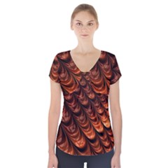 Fractal Mathematics Frax Short Sleeve Front Detail Top