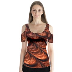 Fractal Mathematics Frax Butterfly Sleeve Cutout Tee 