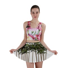 Bamboo Plant Wellness Digital Art Mini Skirt by Amaryn4rt