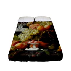 Abundance Of Fruit Severin Roesen Fitted Sheet (full/ Double Size)