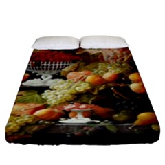 Abundance Of Fruit Severin Roesen Fitted Sheet (king Size)