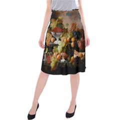 Abundance Of Fruit Severin Roesen Midi Beach Skirt